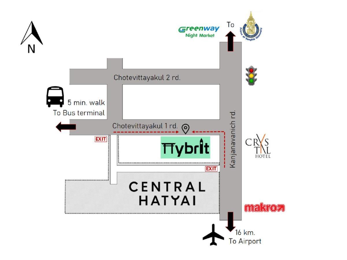 Hybrit Hostel&Cafe Hat Yai Εξωτερικό φωτογραφία